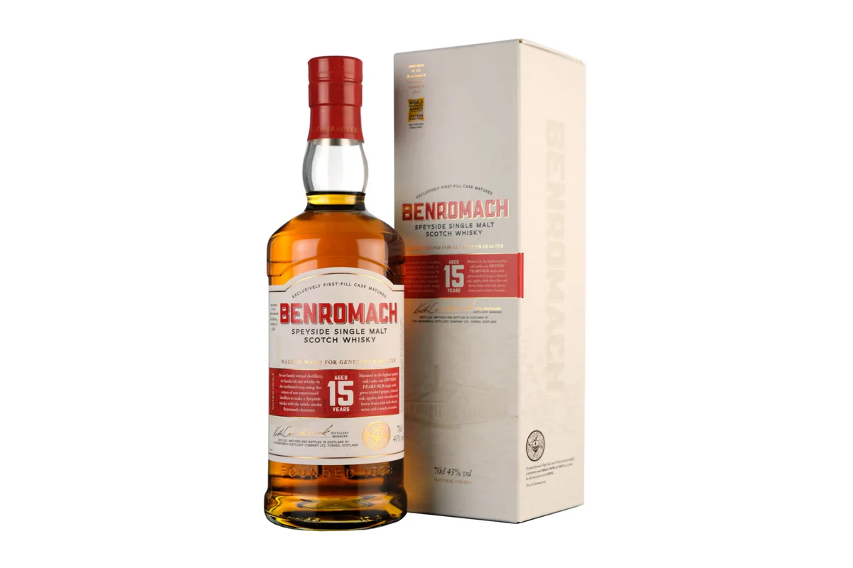בנרומאך 15 שנים BENROMACH 15 YEAR OLD בנרומאך 15 שנים BENROMACH 15 YEAR OLD