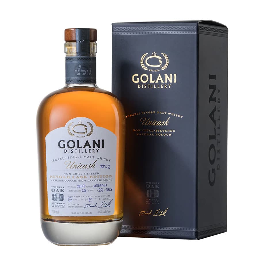 גולני יוניקאסק וויסקי אוק Golani Unicask Whiskey גולני יוניקאסק וויסקי אוק Golani Unicask Whiskey