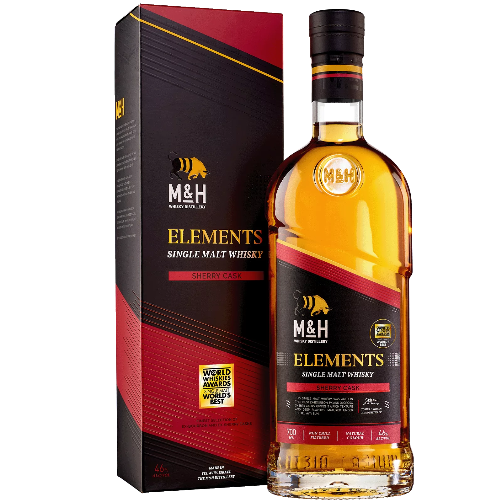 וויסקי מילק אנד האני אלמנטס שרי קאסק MILK & HONEY Elements Sherry Cask