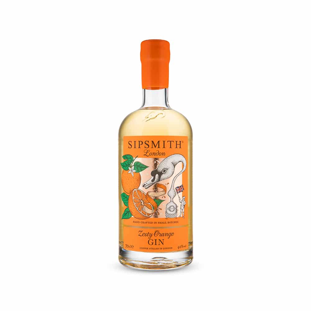 סיפסמית’ זסטי אורנג ג’ין יבש מתובל בתפוז Sipsmith zesty orange gin