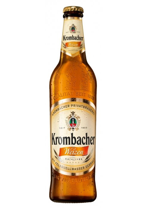 בירה קרומבאכר חיטה בקבוק 500 מ"ל Krombacher Weizen