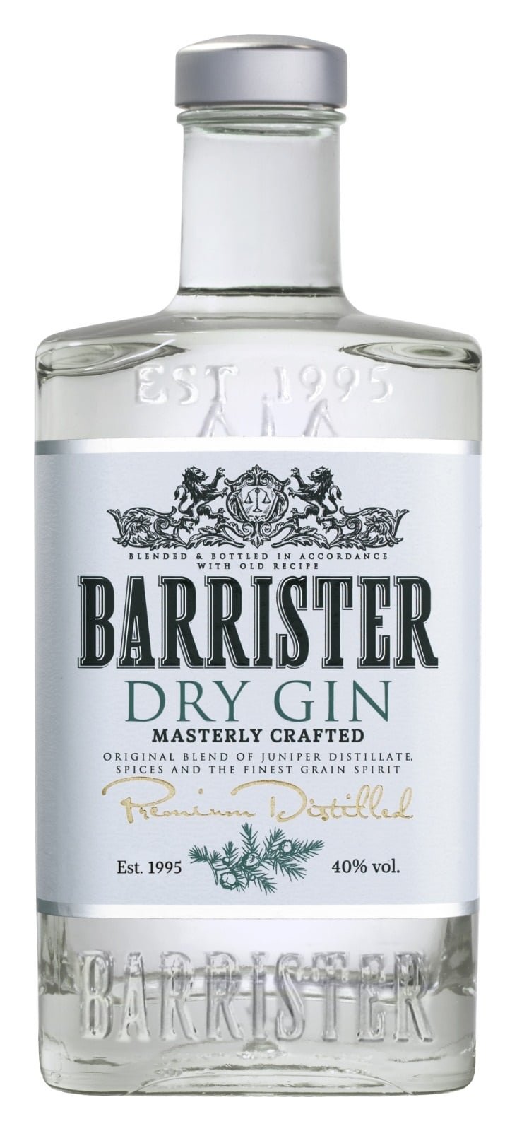ג'ין באריסטר יבש 700 מ"ל Barrister Dry Gin