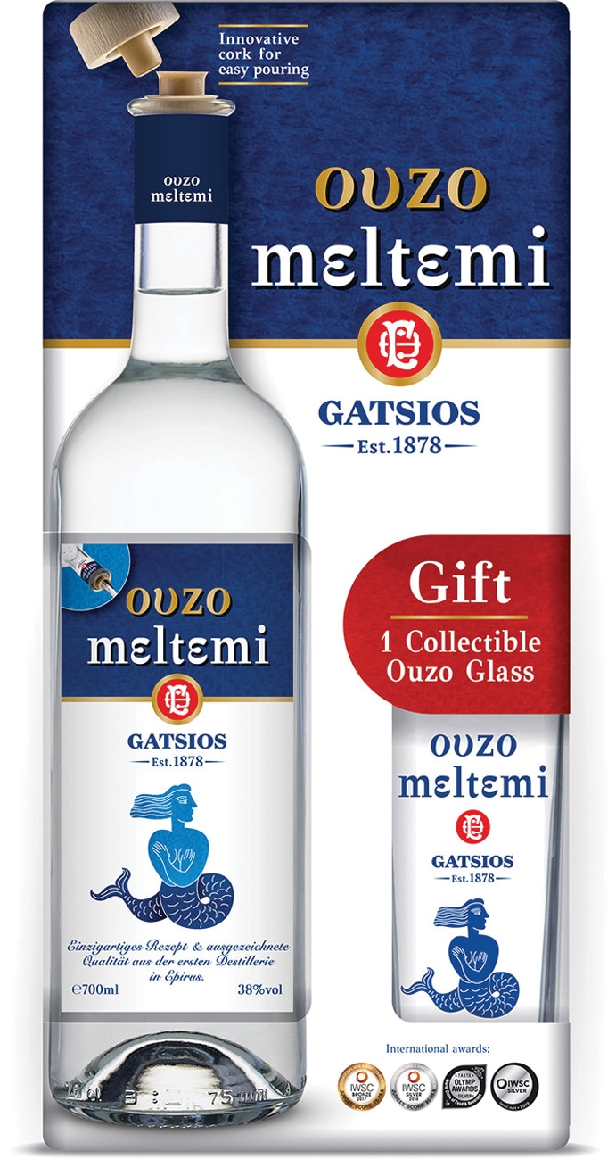 מארז אוזו מלטמי 700 מ"ל OUZO MELTEMI