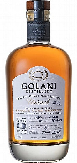 וויסקי גולני יוניקאסק נקטר אוק סינגל מאלט Golani Unicask Nectar Oak