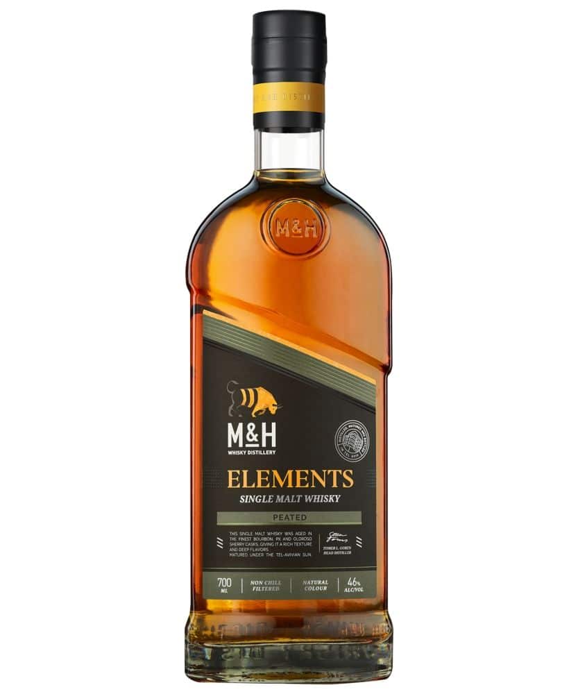 וויסקי מילק אנד האני אלמנטס פיטד (מעושן) MILK & HONEY Elements Peated Cask