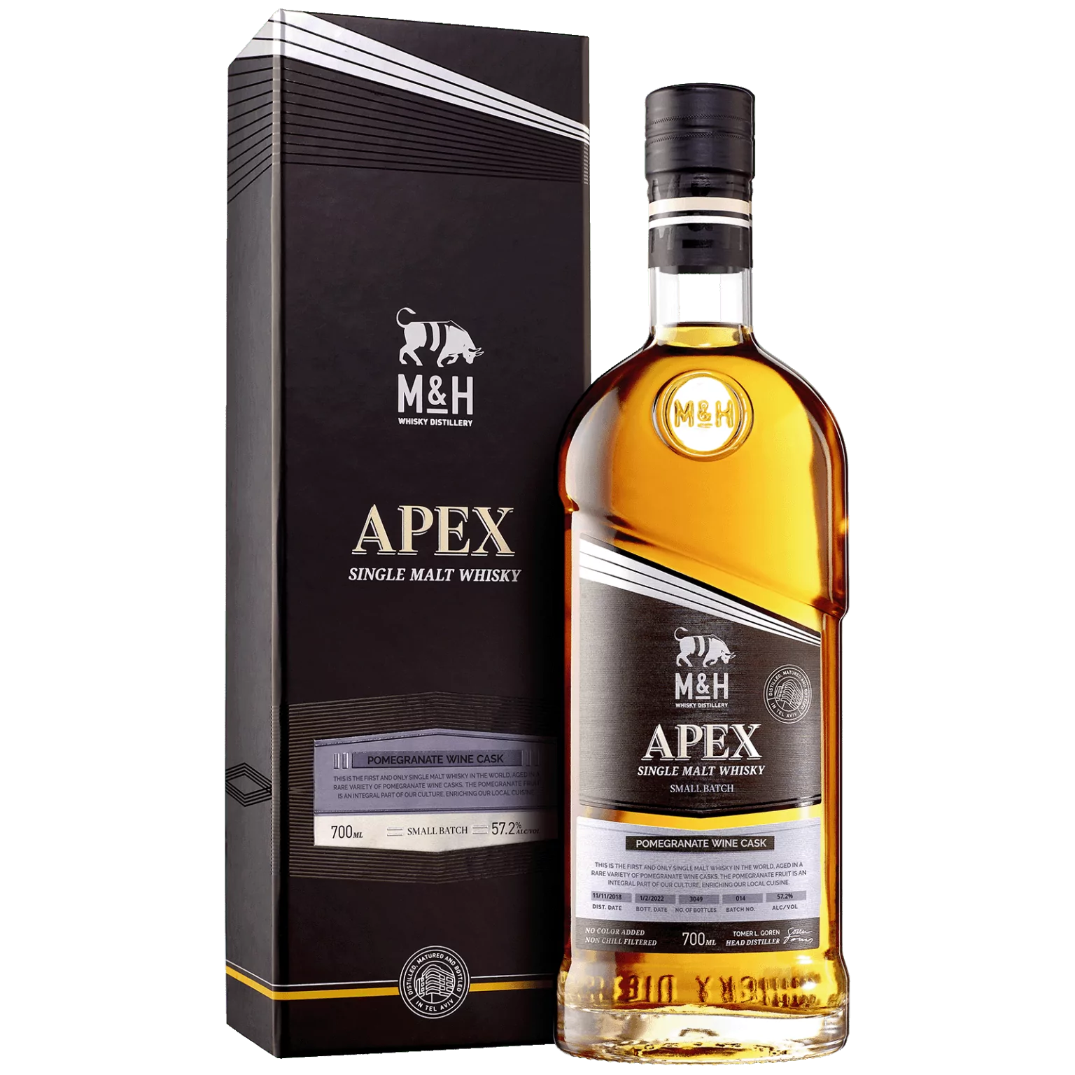 וויסקי מילק אנד האני חבית יין רימונים APEX POMEGRANATE WINE CASK